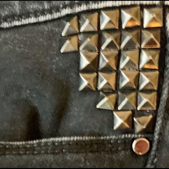 City Skinny Plus Size Women’s black Leg Zip Skinny Jeans.Size 14 - Picture 9 of 11